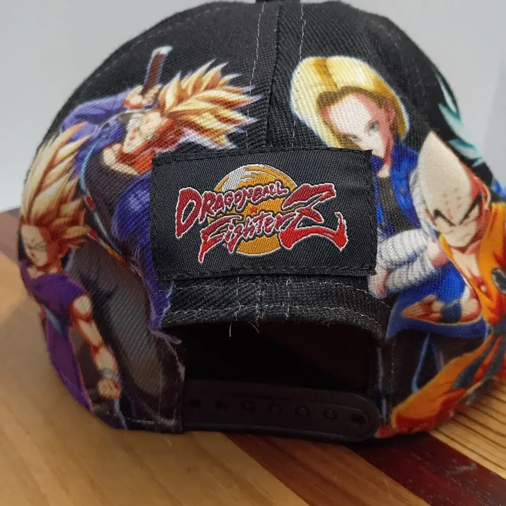 Dragon Ball Fighter Z FighterZ Super Men's Snapback Hat Cap Full Color